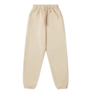 Pantalon de survêtement décontracté pour femme avec logo personnalisé, taille élastique coupe-vent, doublure polaire, taille moyenne et grande, style hip-hop sportif - Product Image 2