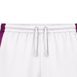 Pantalones Cortos de Rugby Blancos y Morados, Cintura Elástica con Cordón, Uniforme de Equipo Personalizado, Ropa Deportiva Transpirable para Entrenamiento, Ropa Deportiva de Alto Rendimiento - Product Image 5