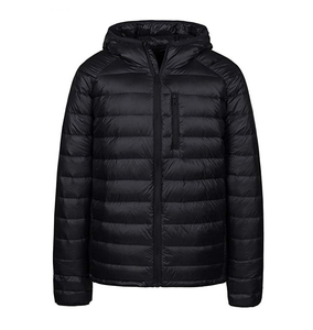 เสื้อแจ็คเก็ตพัฟเฟอร์แบบมีฮู้ด ดีไซน์ใหม่ปี 2026 ขายส่ง กันหนาว ผ้าแคนวาส ปักโลโก้ด้านหน้า กันน้ำ กันลม เป็นมิตรกับสิ่งแวดล้อม รับทำโลโก้ตามสั่ง - Product Image 5