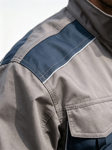 Waterproof Workwear Jacket Twill Ripstop Woven Uniform Anti-Static <b>Flame</b> Retardant Cargo Pocket <b>Shirt</b> for Delivery - Product Image 5