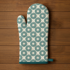 Kitchen <b>Oven</b> Gloves Set Heat Resistant Quilted Cotton <b>Mitts</b> for Baking Cooking & Grilling Thick Padding - Product Image 1