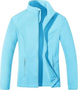 Chaqueta Acolchada de Forro Polar para Mujer, con Cierre, Ligera, Suave, Cálida, con Capucha, Mangas Largas, Bolsillos, Invierno, 100% Poliéster, Tejido de Punto - Product Image 1