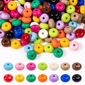 ลูกปัดเรซิ่นรูปไข่สีขาว ลูกปัดแบบหลวมสำหรับทำเครื่องประดับ - Product Image 6