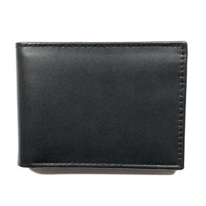 RAHRAJ ENTERPRISES Cartera Bifold de Cuero Negra para Hombre, Tarjetero Delgado, Diseño Abierto, Modelo Re-mw-006, 50 Unidades, Pakistán - Product Image 3