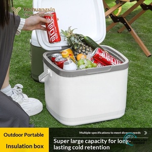 Nevera portátil comercial de gran capacidad para exteriores, pesca, camping y uso doméstico, con función de cubo de hielo. - Product Image 2