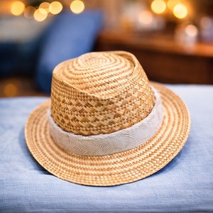 Sombrero Panamá unisex de toquilla con cinta, sombrero de paja para protección solar en la playa para adultos, nuevo estilo, rafia ecológica. - Product Image 1