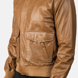 Full Zipper Fashion Leather <b>Jackets</b> for Men / Plain Dyed Solid Color Custom Made Men Fashion Leather <b>Jackets</b> with <b>Slim</b>-<b>fit</b> - Product Image 6