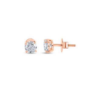 Boucles d'oreilles fines en diamant solitaire - Product Image 6