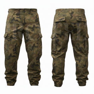 <b>Workwear</b> Premium Quality OEM ODM Camouflage Cargo Pants Custom Color Multi Pocket Outdoor Utility Trousers Comfortable Pants - Product Image 4