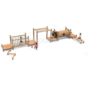 Équipement de terrain de jeu extérieur HP-OPTRT 012 durable, système d'escalade et de toboggan longue durée - Product Image 1