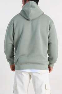 Sweat-shirt uni délavé à l'acide, design sérigraphié, sweats à capuche pour hommes, personnalisés, vintage, coupe oversize, délavés à la pierre pour hommes - Product Image 6