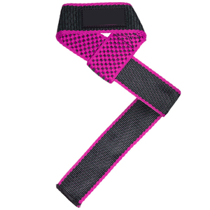 Sangle de musculation rose et noire en néoprène rembourré pour la prévention des blessures, antidérapante, pour le soutien de la force de préhension, prix abordable, OEM - Product Image 2