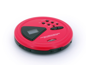 Lecteur CD portable avec écran, commandes par boutons, protection antichoc, design transparent - Product Image 4