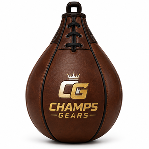 Ballon de boxe de réflexe rapide en PU et cuir de haute qualité avec logo personnalisé pour l'entraînement MMA et Muay Thai - Product Image 1