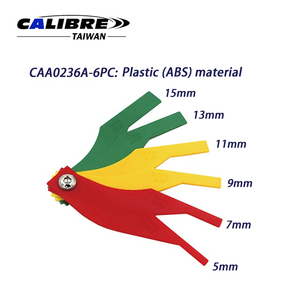 TAIWAN CALIBRE Plastic (ABS) or Steel Automotive <b>Measuring</b> Brake Lining Thickness <b>Gauge</b> <b>Tool</b> - Product Image 4