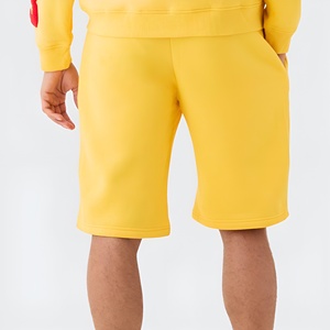 Conjunto de Sudadera con Capucha y Pantalones Cortos de Forro Polar para Hombre, Ropa Deportiva Informal, Corte Holgado, Ropa de Invierno, Logotipo Personalizado, Venta al Por Mayor - Product Image 2