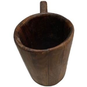 Mug Wooden Coffee Mug Eco Friendly Cup Custom Mug Brown European for Home Restaurant - Product Image 1