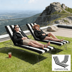 Coussin de chaise longue d'extérieur de qualité supérieure, oreillers et coussins d'extérieur - Product Image 1