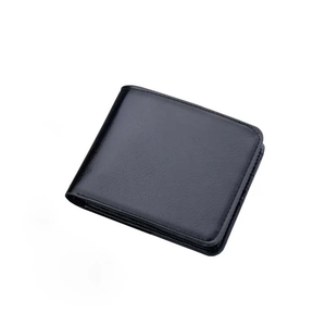 Factory Wholesale Secure RFID Leather Wallet Custom Brand <b>Name</b> Card Holder Custom Design RFID Leather Wallet Men High Capacity - Product Image 2