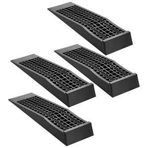 4 Rampas para Auto, Capacidad de 20000 Libras, Altura de Elevación de 2.56, Portátiles, Perfil Bajo, para Mantenimiento en Casa/Garaje - Product Image 1