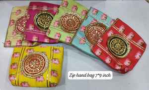 Bolsas Tradicionales con Cierre para Dulces, Regalos para Bodas, Fiestas, Pooja, Recuerdos para Fiestas Indias en Múltiples Diseños 2026 OEM Venta al Por Mayor - Product Image 2