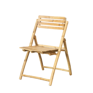 Silla Plegable de Bambú de Estilo Tradicional GOLcompany para el Hogar, Apartamento o Uso en Exteriores, Muebles Plegables para Comedor - Product Image 1