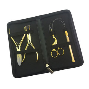 Kits d'extensions capillaires haut de gamme avec outils à boucles, pinces et accessoires pour l'installation d'extensions - Product Image 1