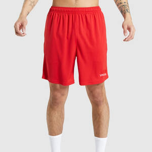 กางเกงขาสั้นผู้ชายผ้าฝ้ายผสมโพลีเอสเตอร์เอวยางยืดแบบคาร์โก้ พิมพ์ลายตามสั่ง สำหรับฤดูร้อน รับทำโลโก้ตามแบบ - Product Image 5