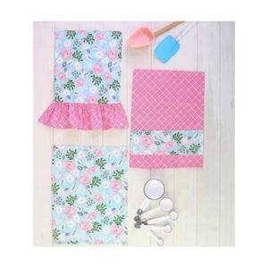 Premium Vintage peso ligero gris a cuadros de punto elegante estándar absorbente bordado agua remojo duradero Golf plato toallas - Product Image 4