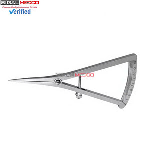Calibrador Recto de 6 Pulgadas de Largo para Mapeo Óseo, Herramienta de Medición de 0-40 mm con Escala de Precisión, Instrumento Quirúrgico Oftalmológico - Product Image 4