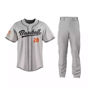 Ensemble d'uniformes de baseball d'équipement d'origine à faible MOQ, service OEM de marque privée, uniforme de baseball respirant très tendance - Product Image 5