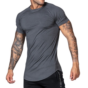 Camisetas de cuello redondo OEM/ODM para hombres, venta al por mayor, sólidas, personalizadas, con precios de competición - Product Image 1