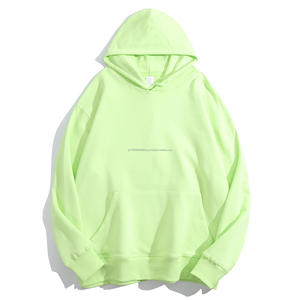 Vente en gros de sweat-shirts en molleton français 100% coton, sweat-shirts basiques unis pour hommes et femmes, sweat-shirts à épaules tombantes - Product Image 3