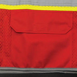 Chaleco Reflectante de Alta Visibilidad, Transpirable, para Guardias de Seguridad, Tráfico en Exteriores, con Múltiples Bolsillos, para Hombre, con su Logotipo - Product Image 6