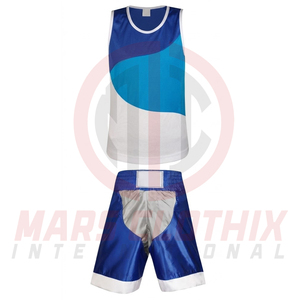 Uniforme de Boxeo Deportivo al Por Mayor, Personalizable en Color y Logotipo, Uniforme de Boxeo Unisex para Adultos en Venta - Product Image 2