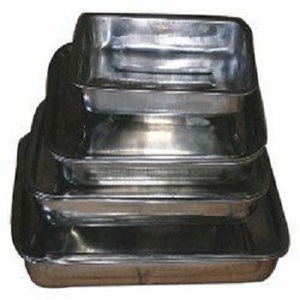 Bandeja de instrumentos de acero inoxidable para veterinarios quirúrgicos 8 "X 6" X 2 "con tapa CE Nuevas herramientas médicas - Product Image 5