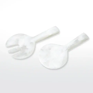 Latest Indian Handmade Eco-Friendly Resin Salad Server <b>Set</b> Multi-Purpose Dishwasher/<b>Microwave</b>/Oven Safe American Design Tools - Product Image 2
