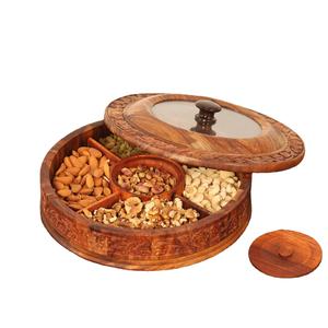 Good quality Luxurious Wooden Masala <b>Storage</b> Box Handmade Premium Quality Spices <b>Storage</b> Box - Product Image 1