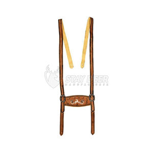 Tenue traditionnelle bavaroise pour femmes, Lederhosen, pour le festival de la bière d'Oktoberfest, avec détails brodés - Product Image 2