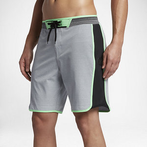 Men's Eco-Friendly Breathable Casual Board Shorts Solid Color <b>Mid</b> Rise Knee Length Custom Zipper Front Logo Oxford Fabric - Product Image 3