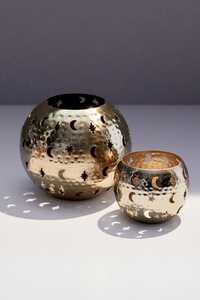 Sheet Iron Metal <b>Tealight</b> <b>Candle</b> <b>Holder</b> Set of 2 Custom design Heat Resistance Metal Votive <b>Candle</b> <b>Holder</b> Set For Festival Decor - Product Image 2