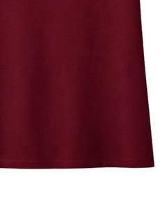 Camiseta de Algodón para Mujer Color Borgoña, Diseño de Corazón con Pedrería, Estilo Casual de Manga Corta, Top de Verano, Fabricante de Logotipos Personalizados OEM - Product Image 6