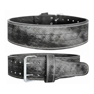 เข็มขัดยกน้ำหนักหนังแท้ PU แบบปรับได้ตามสั่งสำหรับขายส่ง เข็มขัดยกน้ำหนักหนังแท้สำหรับออกกำลังกายแบบกำหนดเอง - Product Image 1