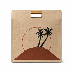 Designer Handmade Jute Tote <b>Bag</b> with Handle | Multipurpose Eco Friendly Shopping Carry <b>Bag</b> for Daily Grocery Use Gift Tote <b>Bag</b> - Product Image 1