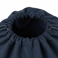 Sac à dos unisexe en polyester réutilisable avec cordon de serrage, grande taille, durable, léger, respirant, séchage rapide, écologique, pour le sport et la gym