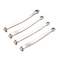 Cuillère doseuse en acier inoxydable OEM pour résine de Shilajit, mini-cuillère à doser pour résine à base de plantes, provenant d'Inde