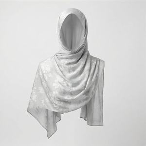 El Mejor Abaya Musulmán Personalizado con Estampado Floral y Pañuelo a Juego, Conjunto de Ropa Islámica, Nuevo Conjunto Abierto de Hiyab para Ramadán - Product Image 1