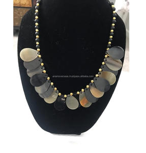 Collar de cuerno de búfalo vintage Joyería natural artesanal - Product Image 3