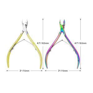 Morje Coupe-cuticules chirurgical à pointe de précision en acier inoxydable pour le nettoyage des ongles et des peaux mortes - Product Image 2