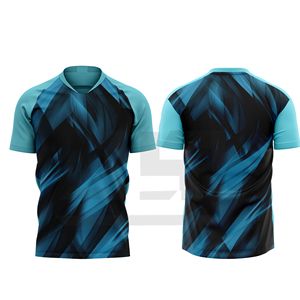 Sports Soccer Jersey Breathable Front Custom Team Name Unisex Durable Printed Football Shirt Designed for Comfort Training - Product Image 3